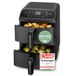 Cosori Airfryer, nieuwe generatie 2026, exclusieve TurboBlaze-Tech, 8,6 l | NTC-Tech, XL-verwarmingsring, PFAS-vrije keramische coating, 39% smaller, 3 ventilatorstanden, Turbo Tower Compact