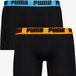 Puma Heren Boxershort 2-pak - Everyday - Katoenen heren onderbroeken - Zwart Combi / S