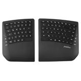 Perixx PERIBOARD-624B Draadloos Ergonomisch Toetsenbord, Split Design, TKL, verstelbare kanteling, QWERTZ lay-out, zwart