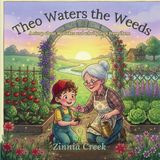 Theo Cottage Creek Garden Theo Waters the Weeds