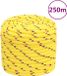 vidaXL corde de bateau 16 mm 250 m polypropylène jaune