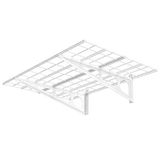 PG24W - Wandplank van staal tot 90kg, wit