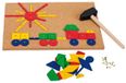 GOKI Klopspel - Hamer- En Nagelspel - 21X30Cm - 212 Delen - 3 Jaar
