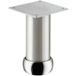 Häfele Pied de meuble H3907 avec réglage en hauteur avec plaque aluminium, 80 mm