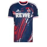 ADIDAS PERFORMANCE Tricot 'FC Köln' donkerblauw / knalrood / wit