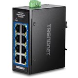 Trendnet TI-GLC80 Switch réseau non géré Gigabit Ethernet Noir