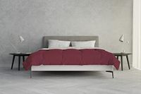 MB HOME BASIC Atlanta Winter Quilt, Bordeaux/Crème, 250x250 cm