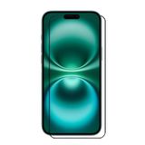 MobyDefend 2-Pack MobyDefend Screenprotectors - Geschikt voor iPhone 16 Plus - Screensavers Met Zwarte Randen - Gehard Glas