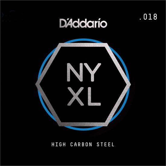 D'Addario NYS018 - Enkele gitaarsnaar - .018 - Staal