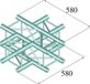 ALUTRUSS DECOLOCK DQ4-PAC41 4-Way Cross Piece