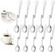 Unyqoos® Set de 10 cuillères en acier inoxydable