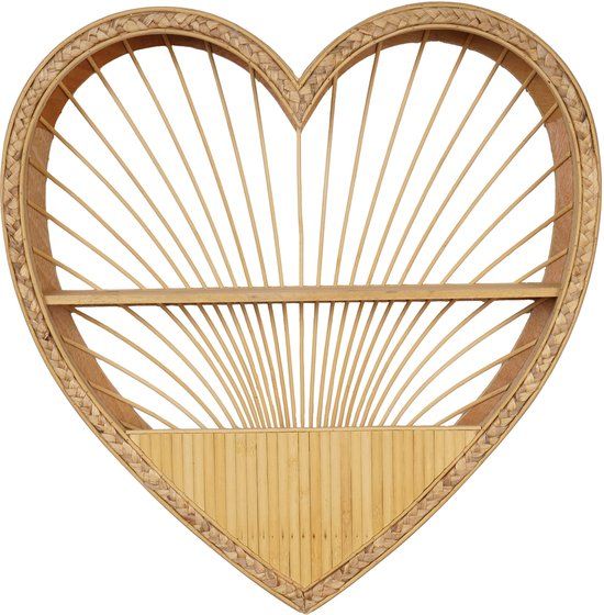 KidsDepot Maesy Rotan Wandrek (54x10x55 cm) - Bruin