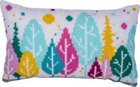 Vervaco Kruissteekkussen kit - 50 x 30cm - Bomen - PN-0214345