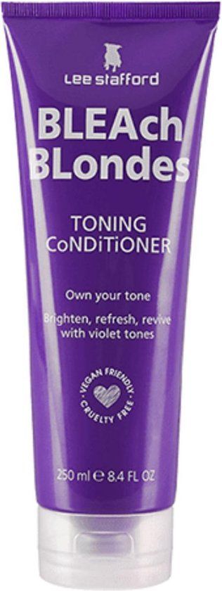 Lee Stafford Bleach Blondes Toning Conditioner voor Blond Haar - 250 ml