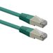 ROLINE Patchkabel Cat.6 (klasse E), PoE, S/FTP (PiMF), groen, 1 m