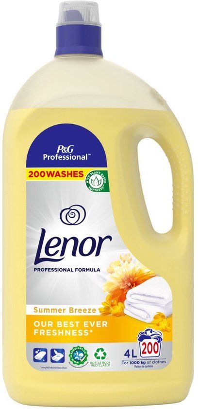 Lenor Ultra zomerfris Wasverzachter - 4 liter