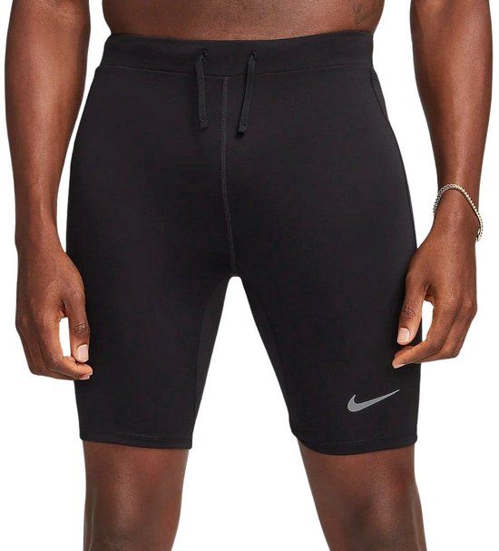 Nike Dri-FIT Fast Brief-Lined Half Tight Heren Zwart Maat S
