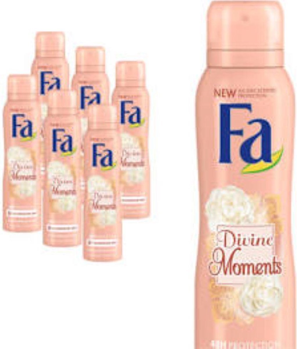 Fa Deospray Women – Divine Moments - Voordeelverpakking 6 x 150 ml