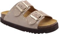 Scholl Dames Slippers Scholl Beatriz Dark Studs Beige - Maat 36