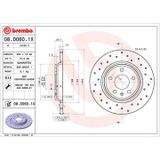 BREMBO Disque de frein (08.D060.1X)