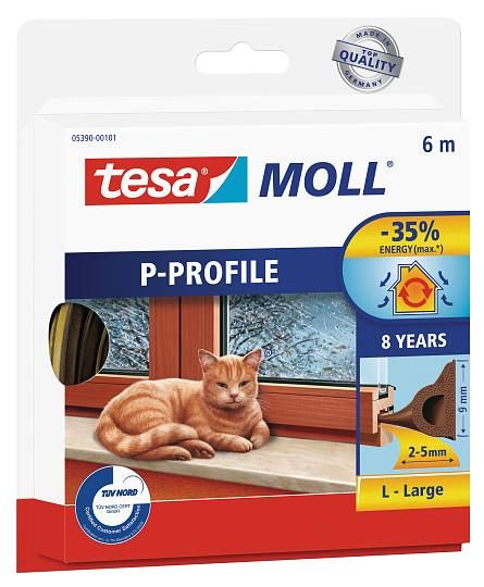 tesa moll - Rubberen tochtstrip - Wit