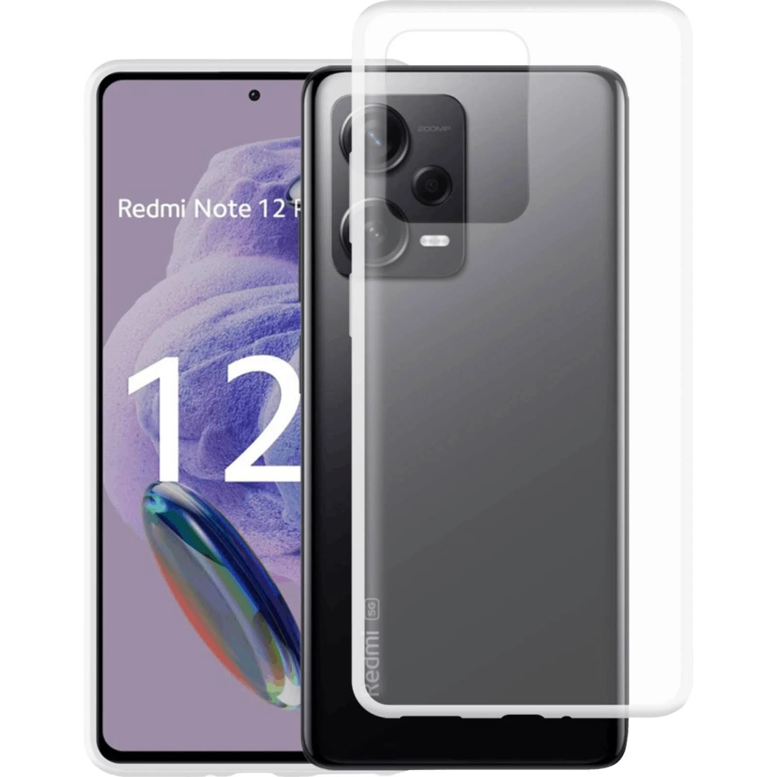 Just in Case TPU Back Cover Transparant Xiaomi Redmi Note 12 Pro+
