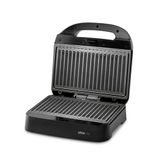 UFESA Thor Compact Tosti-ijzer 750W, Antiaanbak Grillplaten, Capaciteit voor 2 Panini’s, Automatische Temperatuurregeling, Verticale Opslag, PFOA-vrij, Gezond Koken, Kabelopbergsysteem