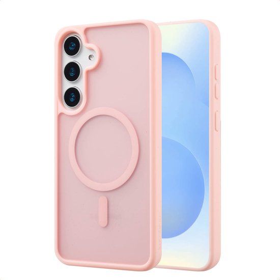 imoshion Color Guard Backcover met MagSafe voor de Samsung Galaxy S25 - Lichtroze