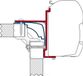 Fiamma Kit F45 Laika Ecovip/Bürstner/Hobby Zilver Aluminium 300 cm