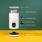 CHiATO milkPLAY Elektrische melkopschuimer - Wit