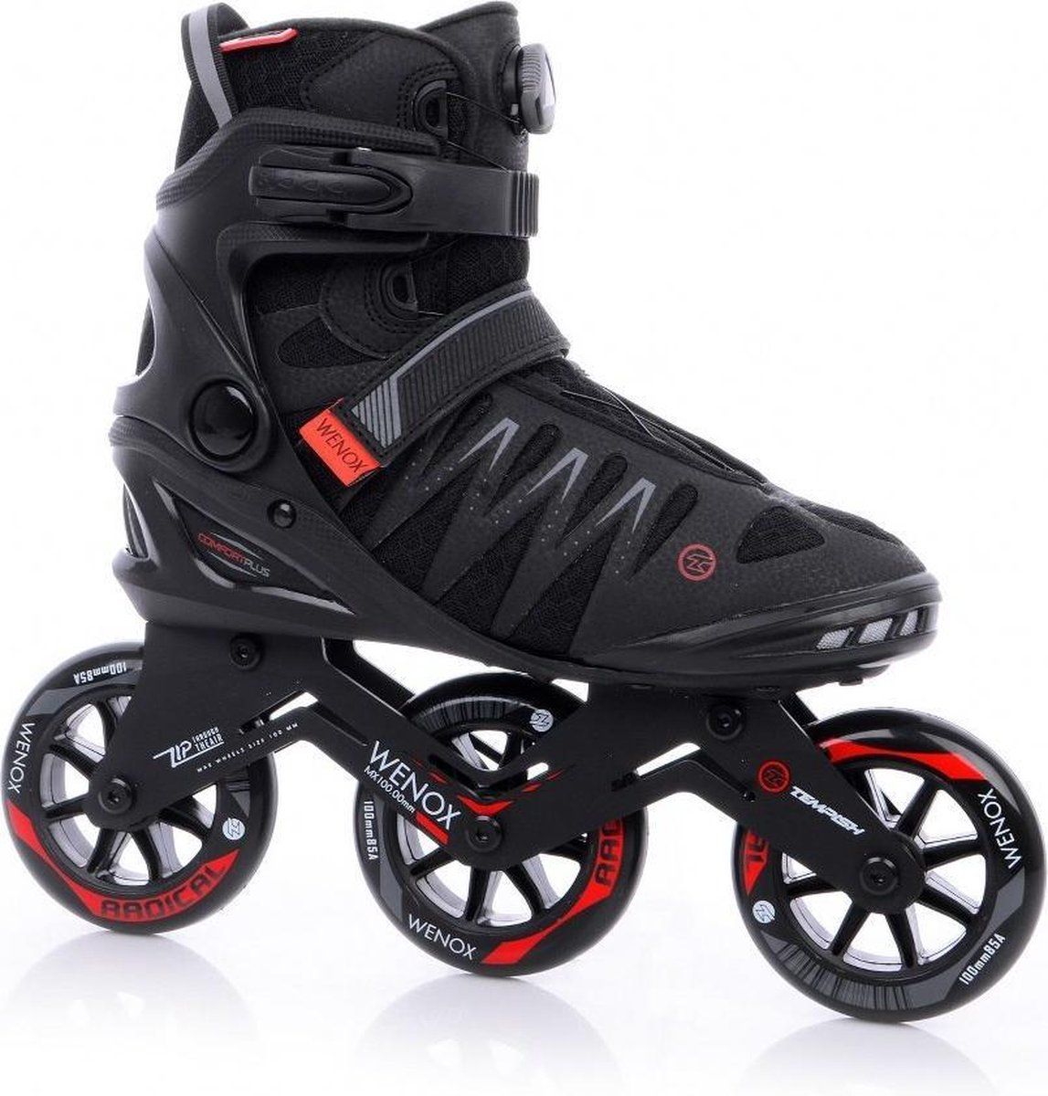 Tempish Inlineskates Unisex WENOX TOP 100 Zwart 42