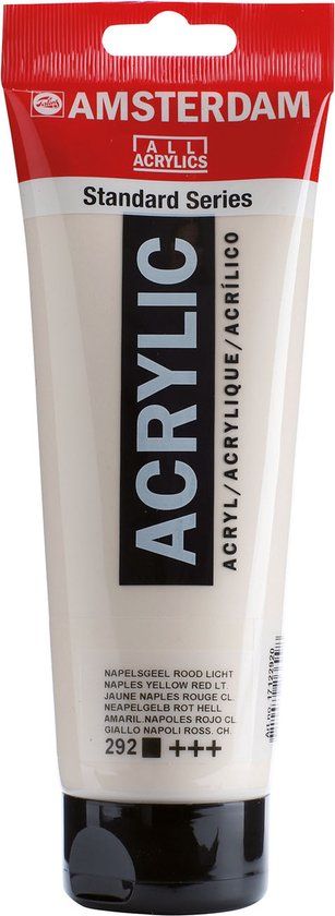 Amsterdam Standard Series Acrylverf Tube 120 ml - Napelsgeel Rood Licht 292