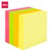 Deli EA03303 tab auto-adhésive 100 feuilles Rose, Orange, Jaune, Rouge, Vert