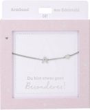 Depesche armband zilver met hartje en letter A