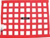 Allstar Performance ALL10287 Red 18" High x 24" Wide Rectangular Border Style Mount Spec Ribbon Window Net