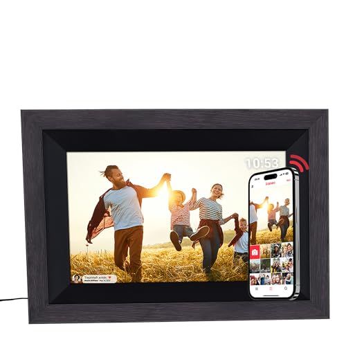 Rollei Smart Frame WiFi 105 - 10.1 inch Digital Photo Frame - Black Wood