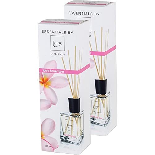 Ipuro 2x Flower Bowl Essentials Room Geurverspreider 200ml