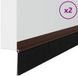 vidaXL - Zelfklevende Deurborstels - 2 stuks - Bruin - 100 cm - Aluminiumlegering