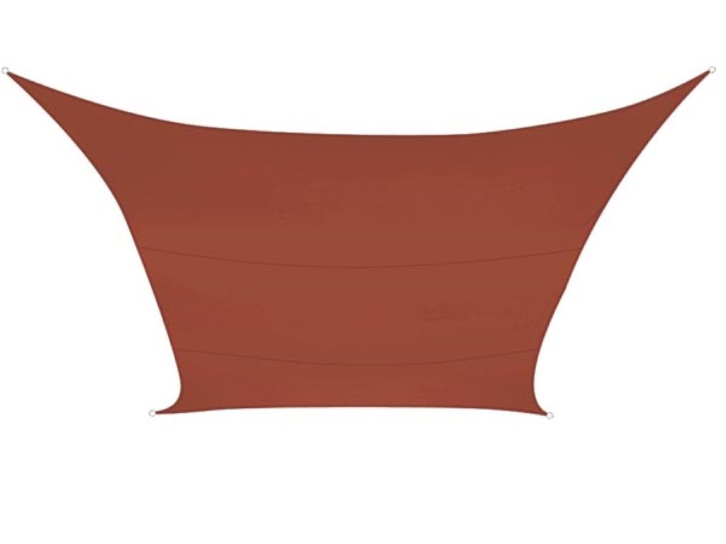 Perel Schaduwdoek - Rechthoekig - Terracotta - 2x3m - Polyester