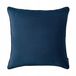 ROOM99 Lush Sierkussensloop, 45 x 45 cm, decoratief, fluweel, donkerblauw