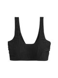 Next Dames Halflange Bikinitop Zwart