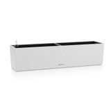 LECHUZA BALCONERA Stone 80 - Balkonbak - kwarts wit - ALL-IN-ONE set