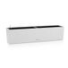 LECHUZA BALCONERA Stone 80 - Balkonbak - kwarts wit - ALL-IN-ONE set
