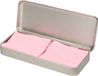 Merkloos / Sans marque Myrtle Beach Sport Zweetbandjes Set - 2 Stuks - Lichtroze - Katoen - Inclusief Metalen Opbergdoosje