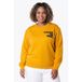 Colourful Rebel Curve sweater met tekst - oranje