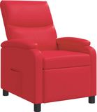 vidaXL Recliner Rood Kunstleer
