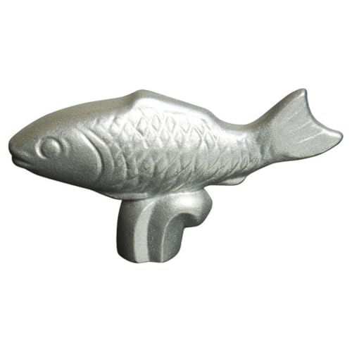 STAUB Visdekselknop, roestvrij staal, zilver, 8 x 1,6 x 4,3 cm, 1 stuks