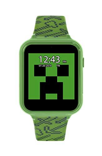 Minecraft Smart Horloge MIN4045ARG, Groen, riem