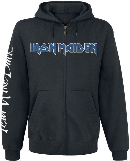 Iron Maiden Fear Of The Dark Heren Vest met capuchon - zwart - S