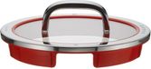 WMF Function 4 Glasdeksel 20 cm Rood/Roestvrijstaal